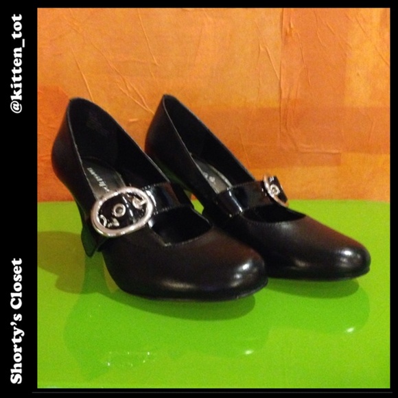 Maripe Shoes - BRAND NEW! Black Mary Janes with silver buckles